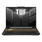 ASUS TUF Gaming FX607JV-73A46CB2 Intel® Core™ i7 i7-13650HX Computador portátil 40,6 cm (16") WUXGA 32 GB DDR5-SDRAM 1 TB SSD NVIDIA GeForce RTX 4060 Wi-Fi 6 (802.11ax) Windows 11 Home Preto, Cinzento