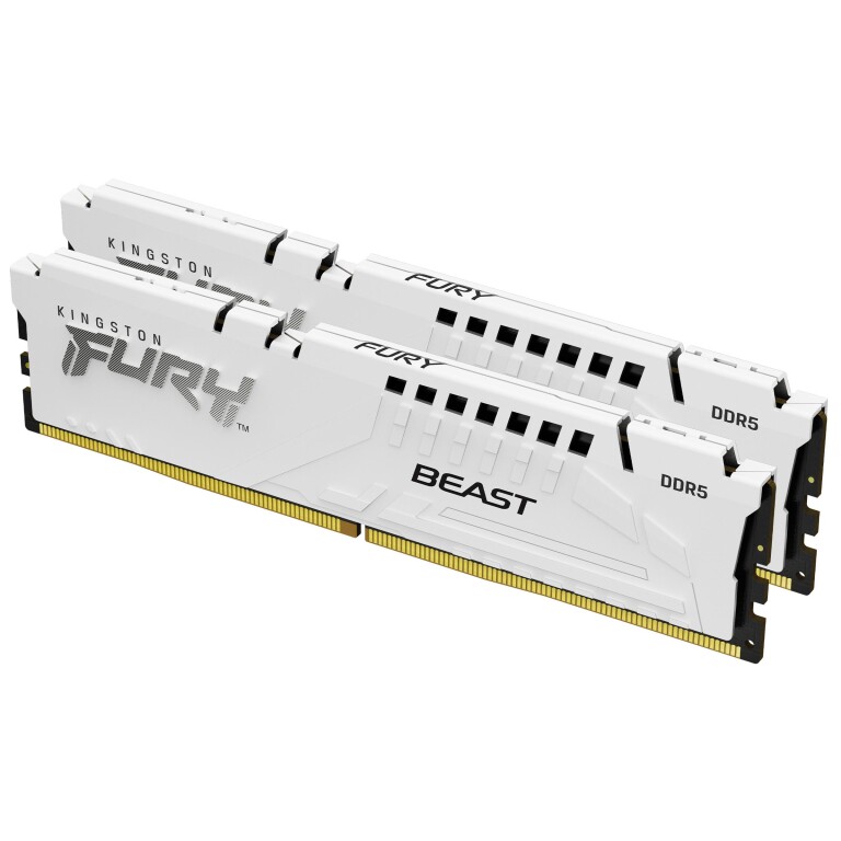 64GB 6000MT/s DDR5 CL30 DIMM (Kit of 2) FURY Beast White EXPO