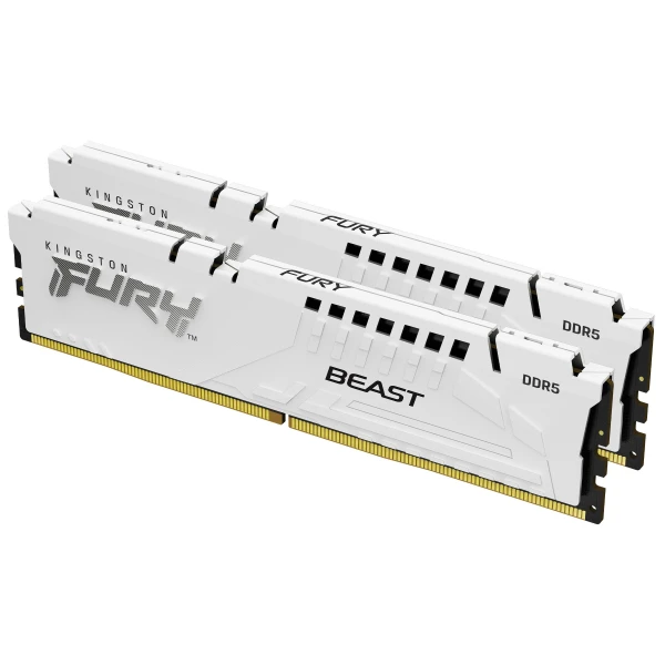 64GB 6000MT/s DDR5 CL30 DIMM (Kit of 2) FURY Beast White XMP