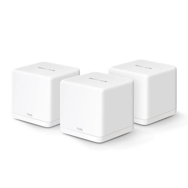 AX1500 Whole Home Mesh Wi-Fi 6 System - 3-pack: 1× Halo H60XR + 2× Halo H60XS