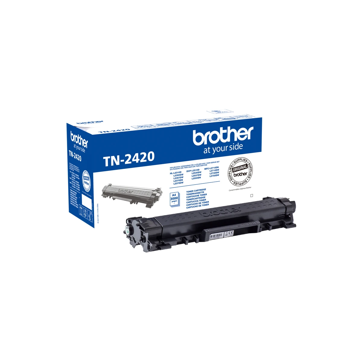 Toner preto, duraçăo estimada: 3.000 páginas segundo ISO/IEC 19752