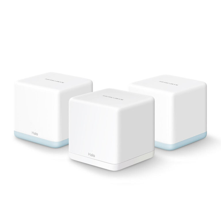 AC1200 Whole Home Mesh Wi-Fi System - 3-pack: 1× Halo H30G + 2× Halo H30