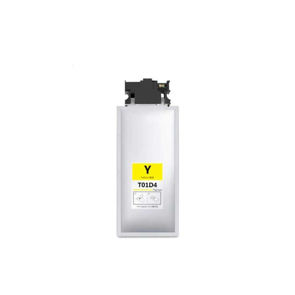 Cartucho de tinta pigmentada genérico Epson T01D4/T01C4 Amarillo - Substitui C13T01D400/C13T01C400