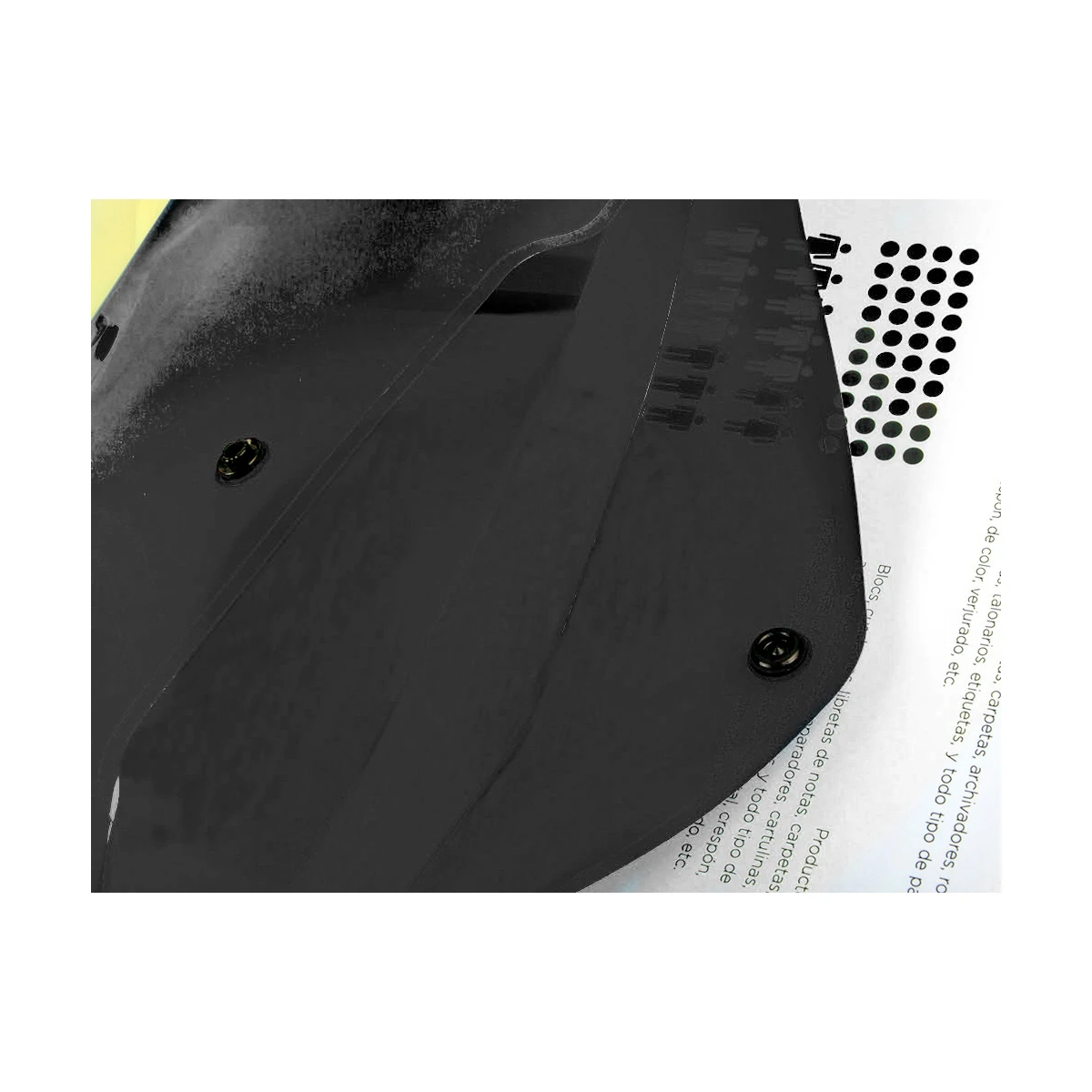 Bolsa porta documentos liderpapel com mola din a5 preto opaco