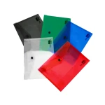 Bolsa porta documentos liderpapel com mola din a5 preto opaco