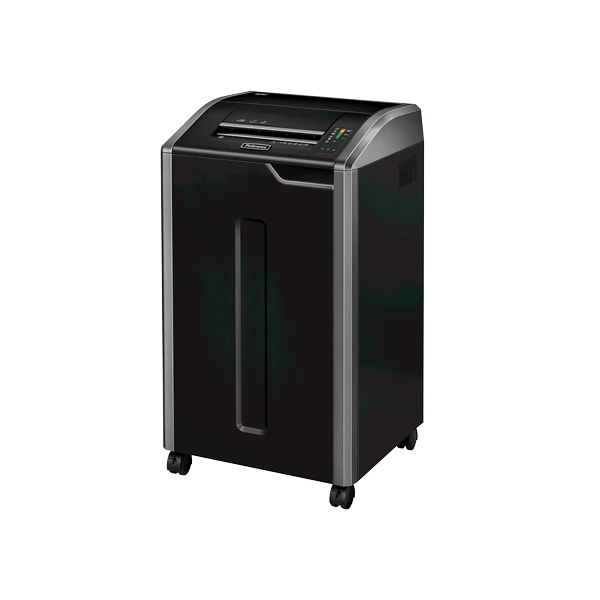 Fellowes 425Ci destruidora de papel Trituração transversal 30 cm Preto, Prateado