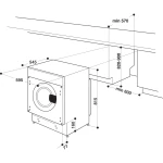 MÁQUINA DE LAVAR E SECAR ROUPA HOTPOINT - BI WDHG 861485 EU