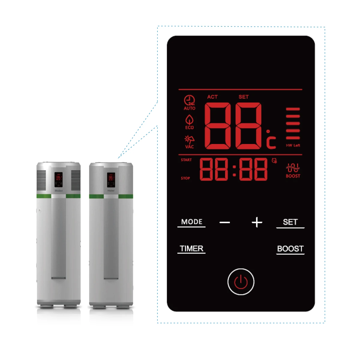 BOMBA DE CALOR HAIER - HP200M3