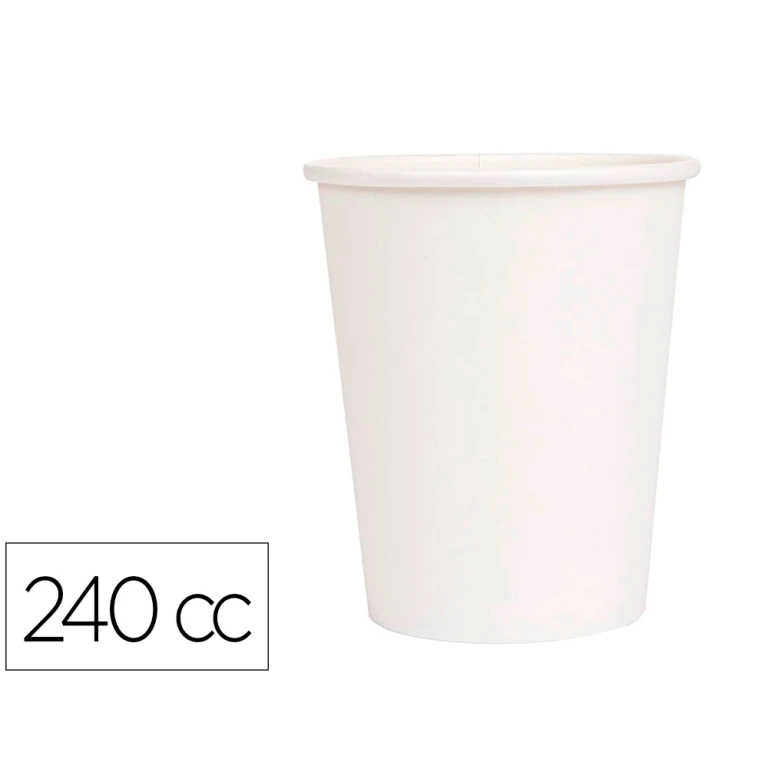 Copo termico cartao 240 cc pack de 50 unidades
