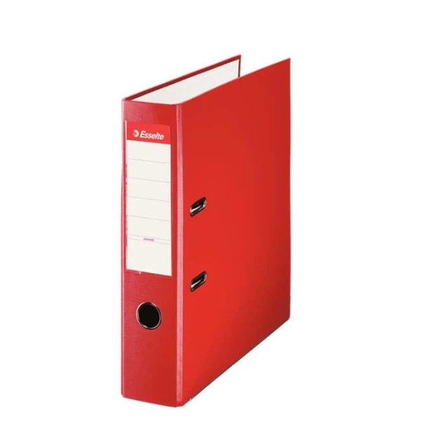 Arquivo Esselte Lever - Formato Fólio - Lombada 75mm - Capacidade para 500 Folhas - Cor Vermelho