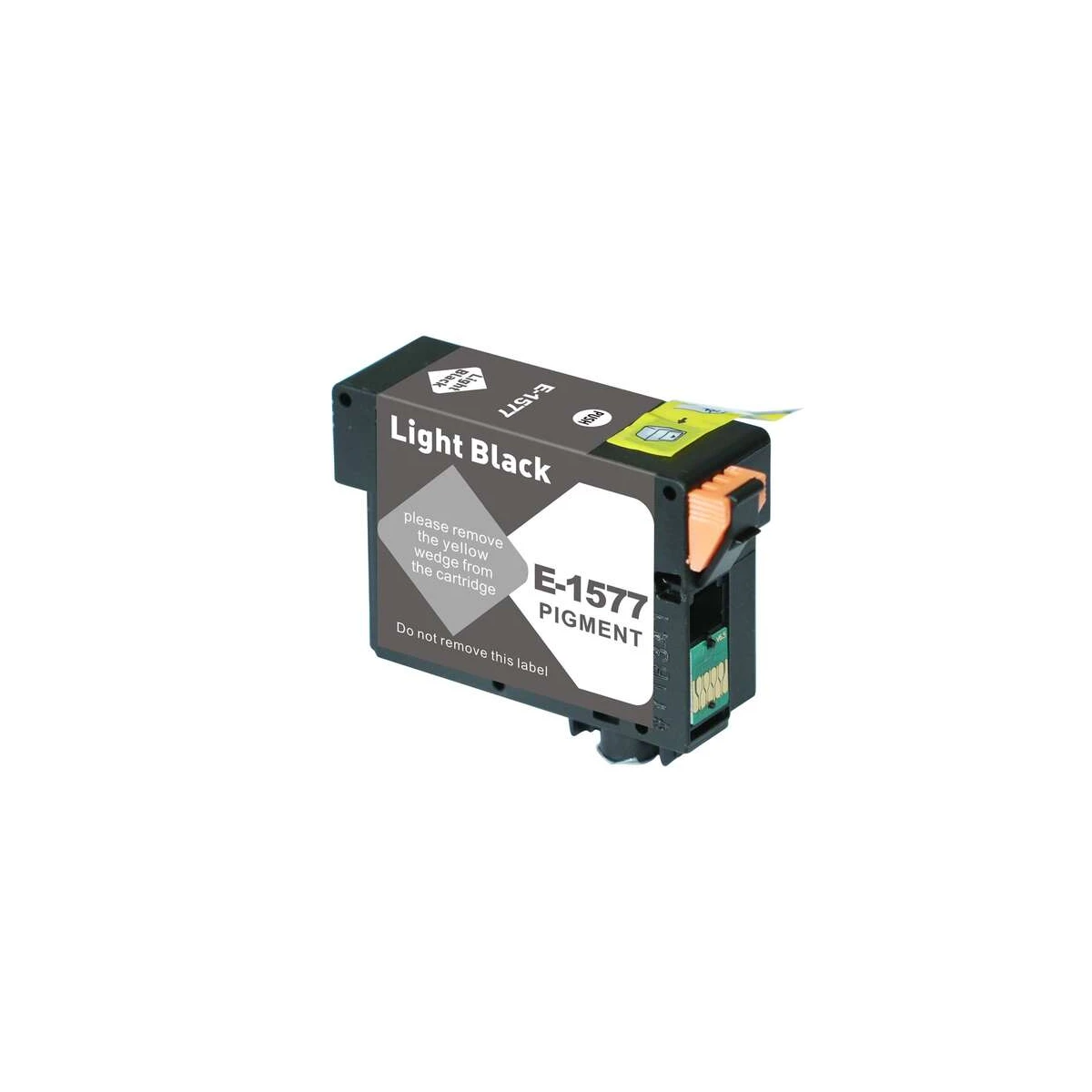 Cartucho de tinta pigmentada genérico Epson T1577 Light Black - Substitui C13T15774010