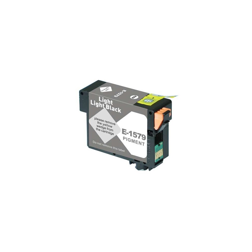 Cartucho de tinta pigmentada genérico Epson T1579 Black Light Light - substitui C13T15794010