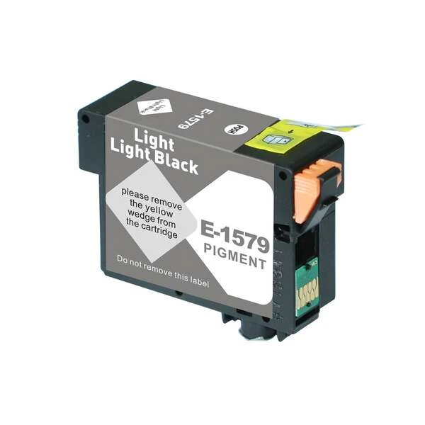 Cartucho de tinta pigmentada genérico Epson T1579 Black Light Light - substitui C13T15794010