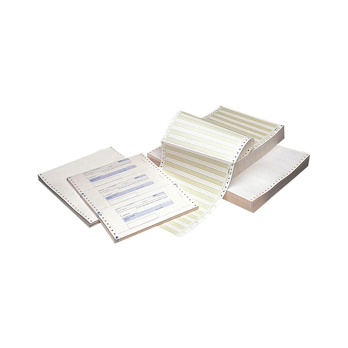 Papel continuo 380 mmx11'', branco com 2500 folhas 1 via