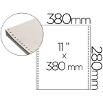 Papel continuo 380 mmx11'', branco com 2500 folhas 1 via