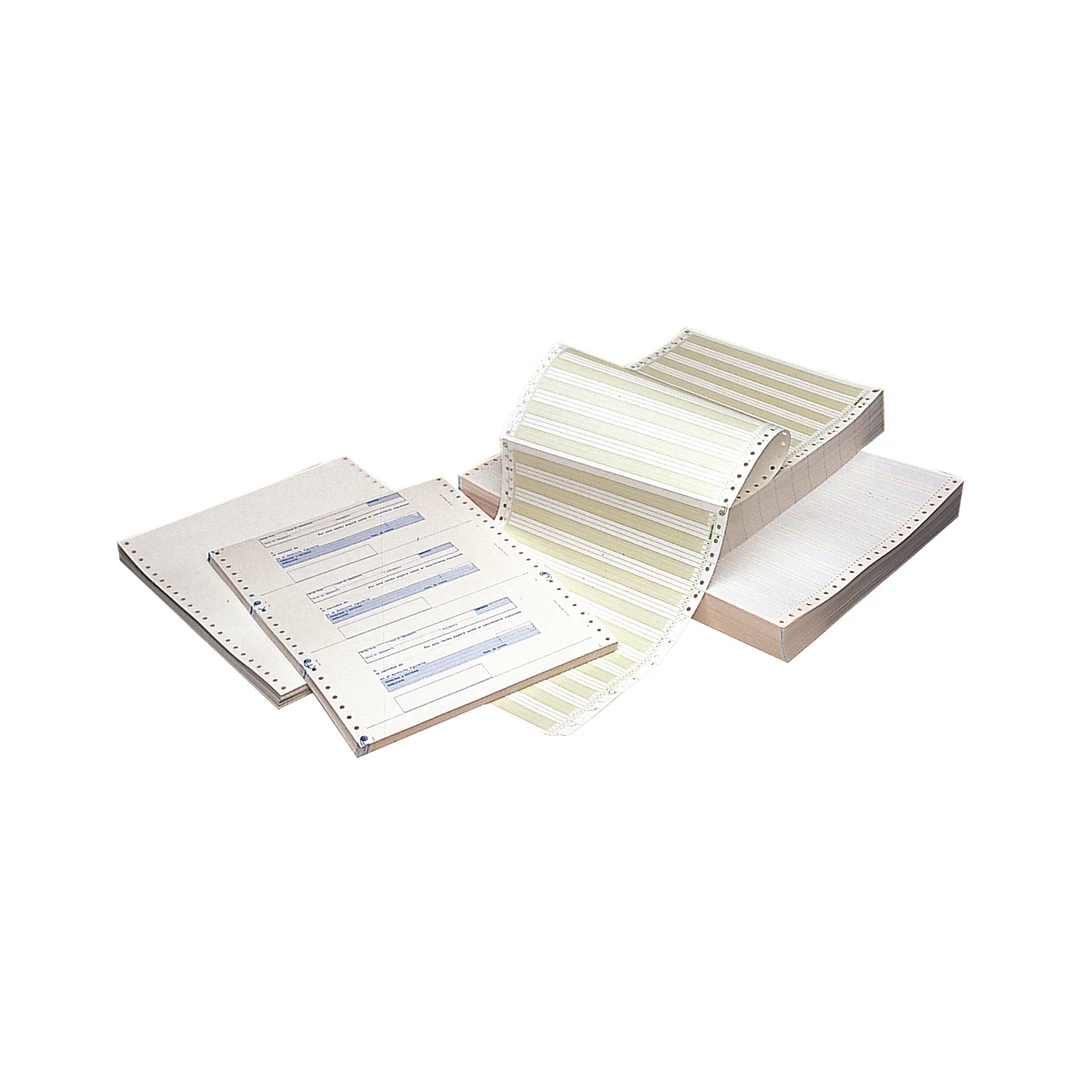 Papel continuo 240 mmx11'', pautado com 2500 folhas 1 via