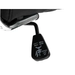 Cadeira q-connect escritorio bosa imitacao de pele base metalica alt max 1130 larg 550 prof 630 mm rodas premium cor pre