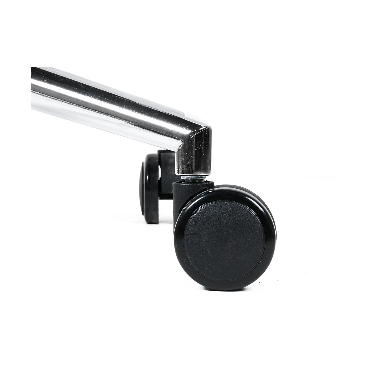 Cadeira q-connect escritorio bosa imitacao de pele base metalica alt max 1130 larg 550 prof 630 mm rodas premium cor pre