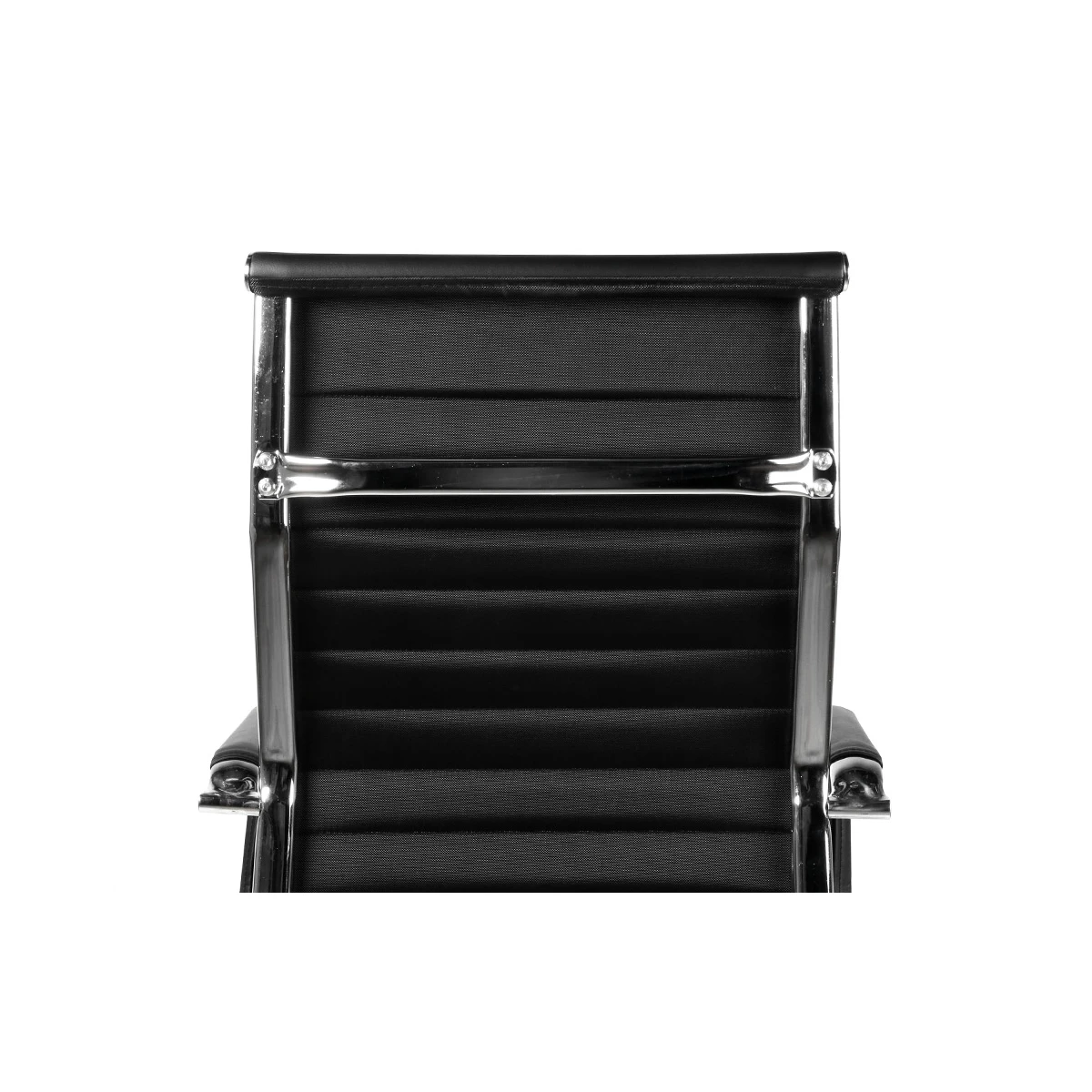 Cadeira q-connect escritorio bosa imitacao de pele base metalica alt max 1130 larg 550 prof 630 mm rodas premium cor pre