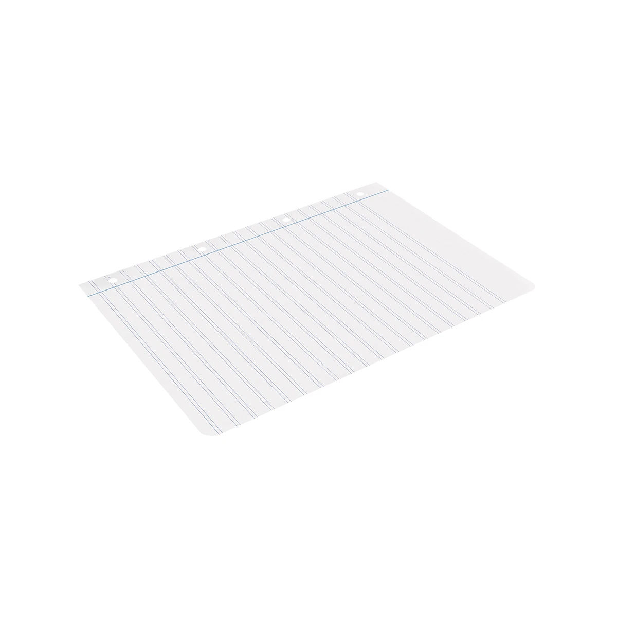Recambio liderpapel a4 100 hojas 100g/m2 pauta 4 3,5mm con margen 4 taladros