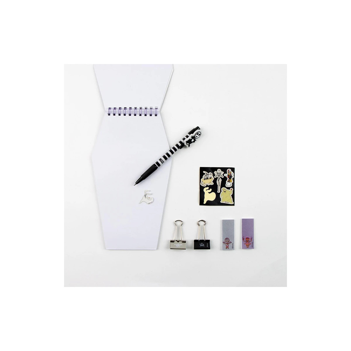Conjunto de artigos papelaria cerda nightmare before christmas