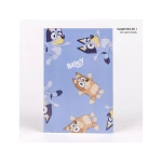 Conjunto de artigos papelaria cerda colorir bluey