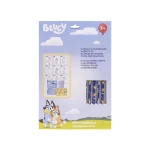 Conjunto de artigos papelaria cerda colorir bluey