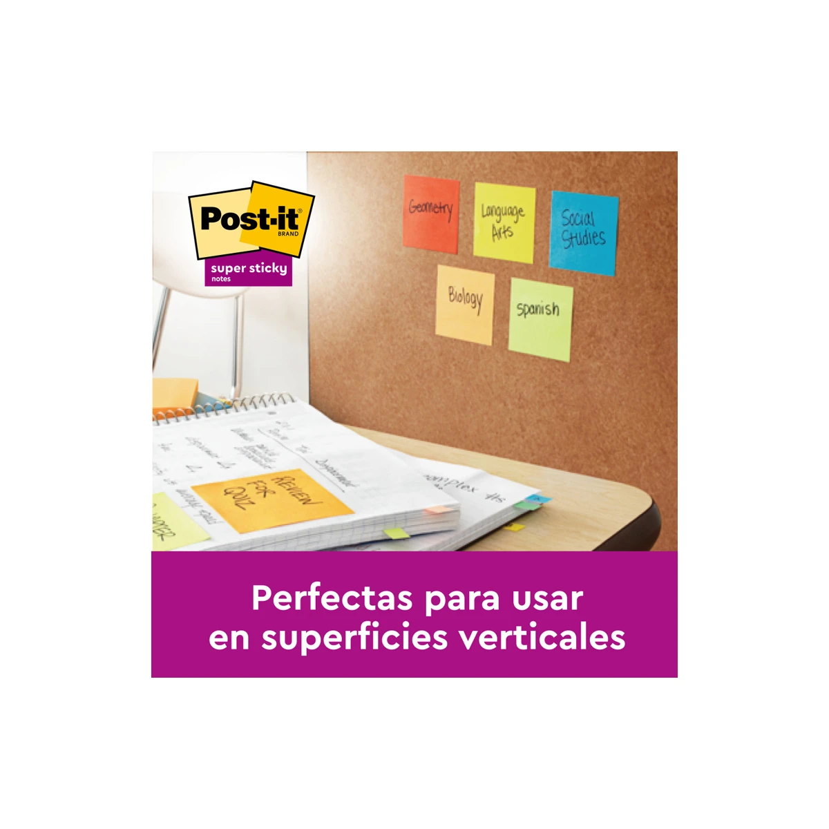 Bloco de notas adesivas post it super sticky carnival 100% pefc 76x127 mm pack de 6 blocos cores sortidas