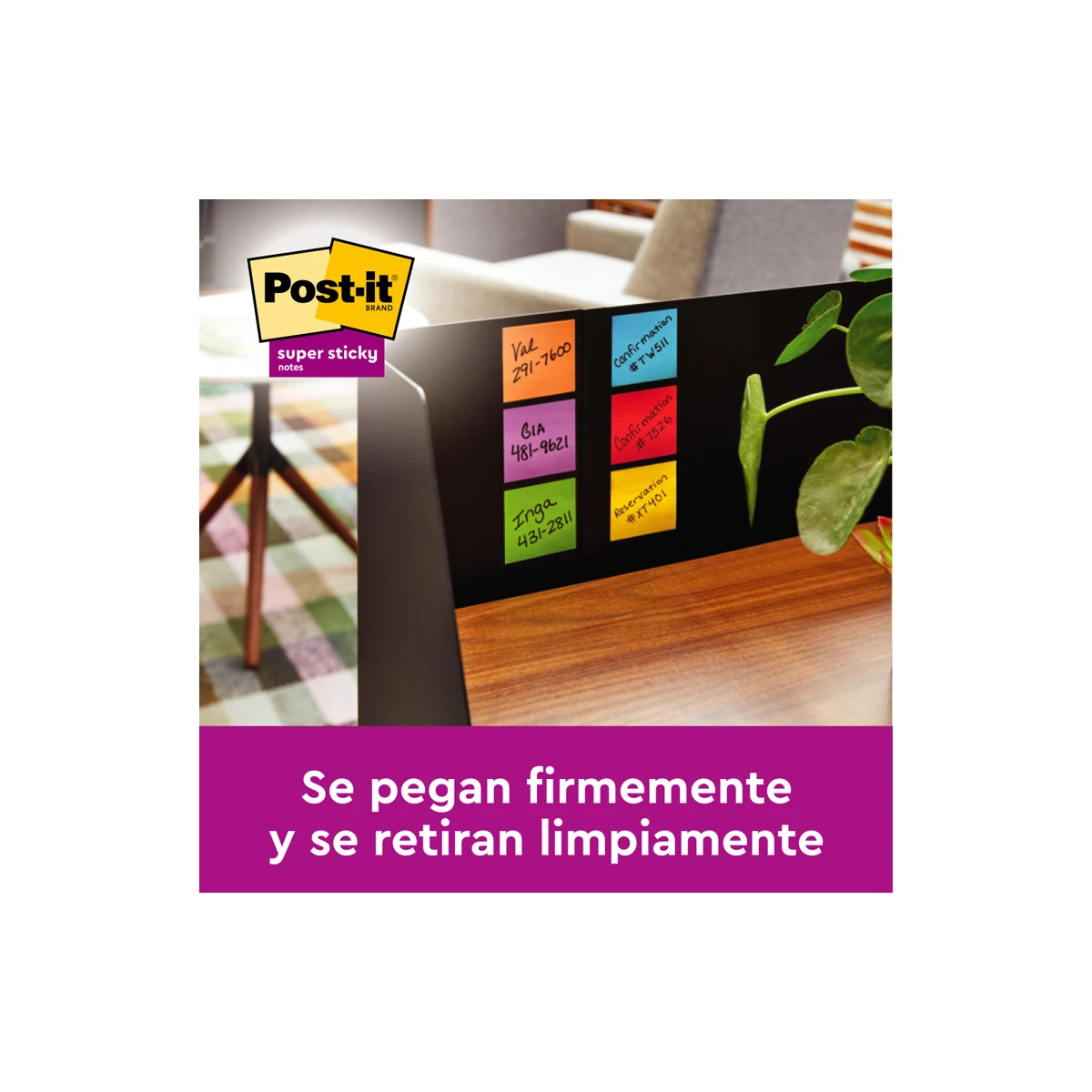 Bloco de notas adesivas post it super sticky carnival 100% pefc 76x127 mm pack de 6 blocos cores sortidas