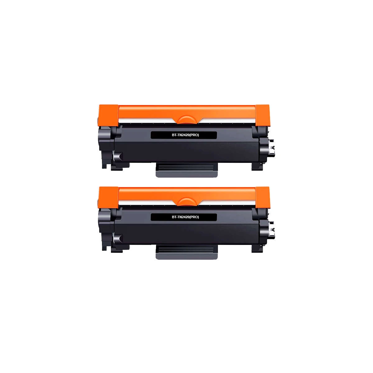 Pacote preto Brother TN2420/TN2410 de 2 cartuchos de toner genéricos