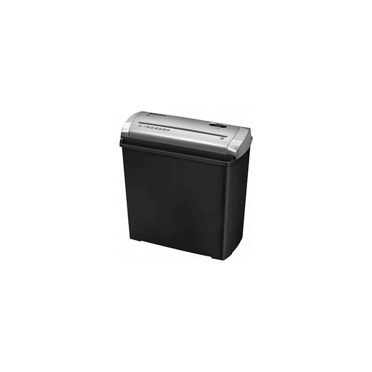 Trituradora de papel manual Fellowes Trito 2S cortada em tiras - destrói até 5 folhas por vez - Capacidade do compartimento 11L - Cor Preto/Prata