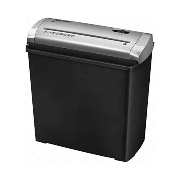 Trituradora de papel manual Fellowes Trito 2S cortada em tiras - destrói até 5 folhas por vez - Capacidade do compartimento 11L - Cor Preto/Prata