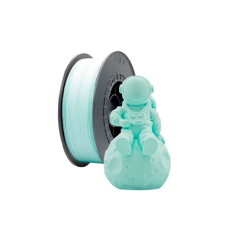 Filamento 3D PLA - Diâmetro 1,75mm - Bobina 1kg - Cor Turquesa Claro