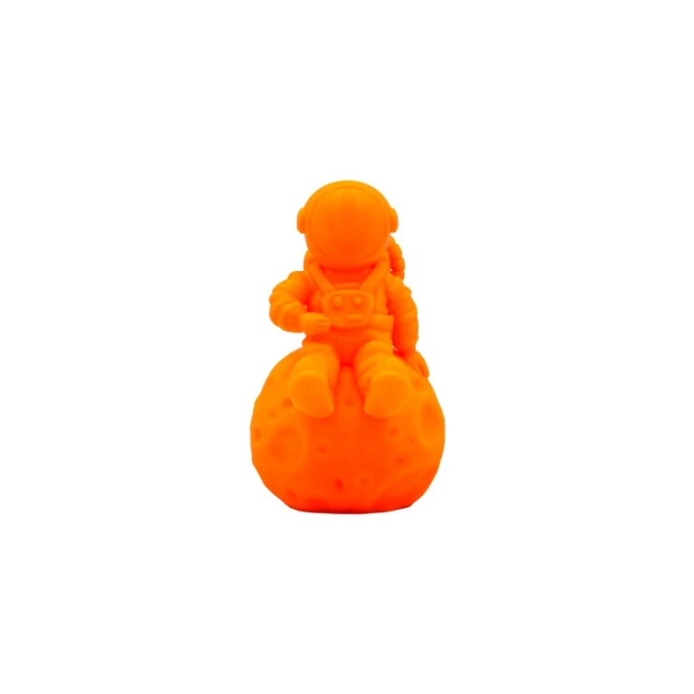 Filamento 3D PLA - Diâmetro 1,75mm - Bobina 1kg - Cor Laranja Fluorescente