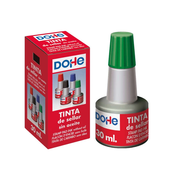 Tinta Dohe para Tampões e Lacres 30ml - Cor Verde