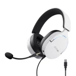 Trust GXT 490 FAYZO Auscultadores Com fios Fita de cabeça Motociclo USB Type-A Preto, Branco