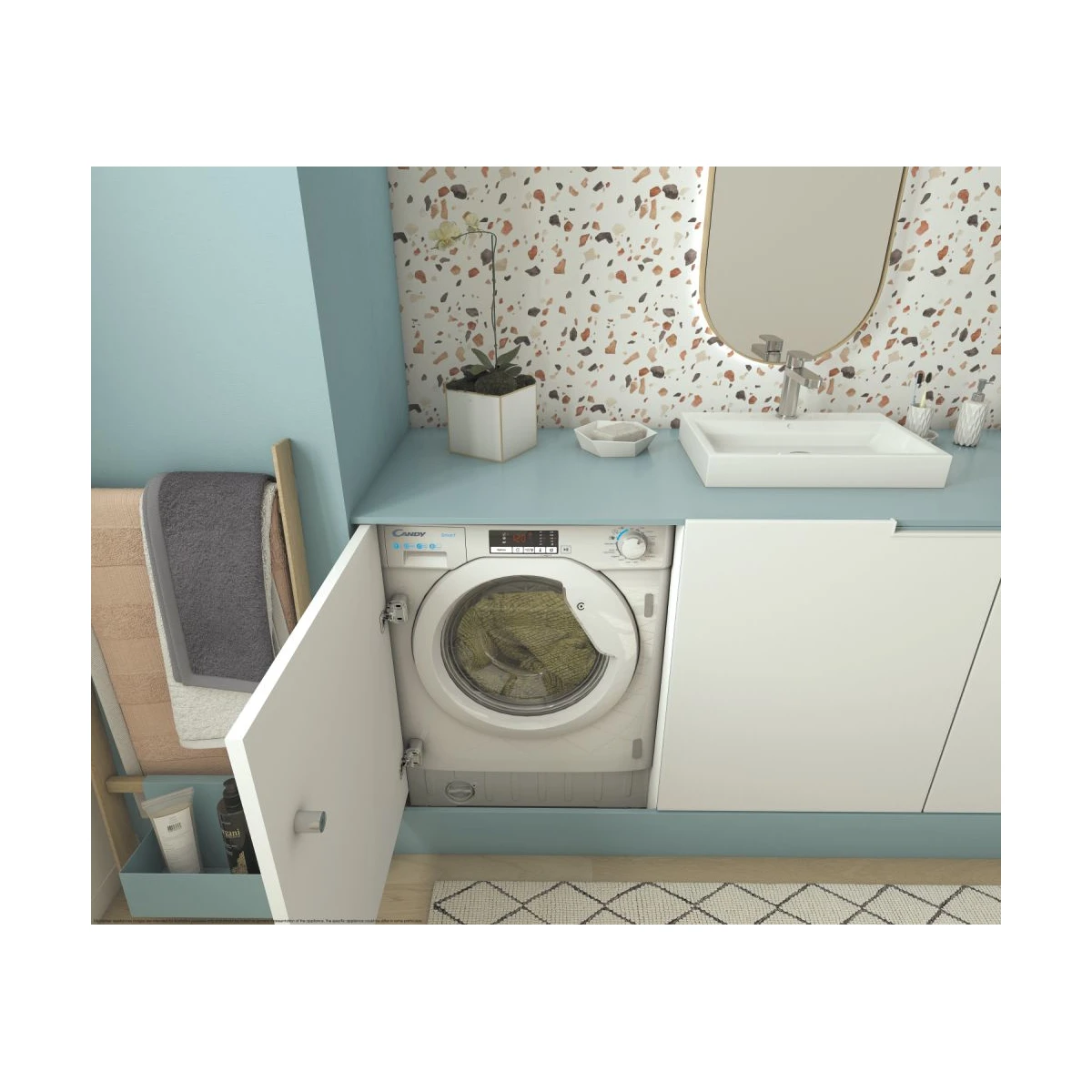 MÁQUINA DE LAVAR ROUPA CANDY - CBW 27D1E-S