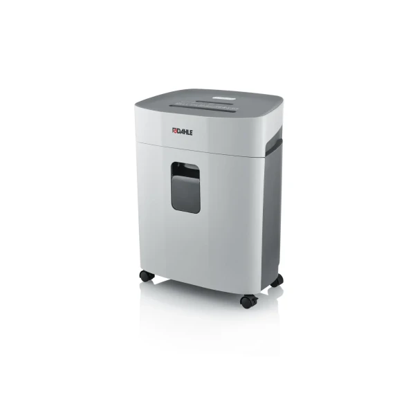 Trituradora de papel manual Dahle PaperSAFE 420 25L com rodas - Destrói até 10 folhas - Corta em partículas microcortadas - Adequado para papel, cartões, CDs