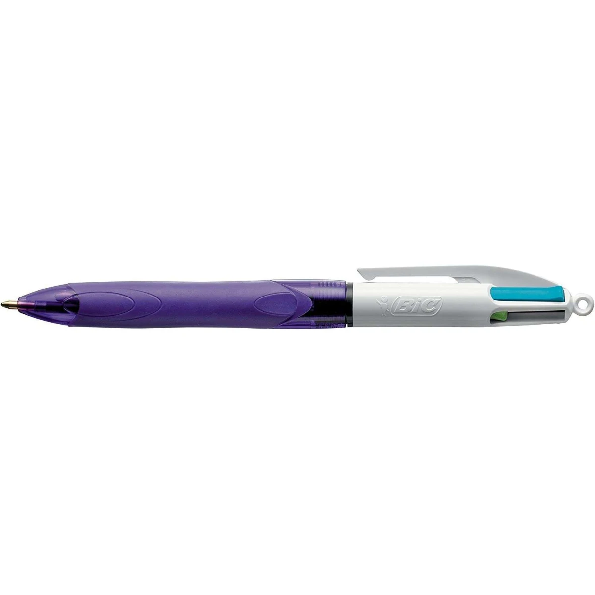 Esferografica bic quatro cores com grip cores pastel ponta 1,3 mm