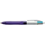 Esferografica bic quatro cores com grip cores pastel ponta 1,3 mm