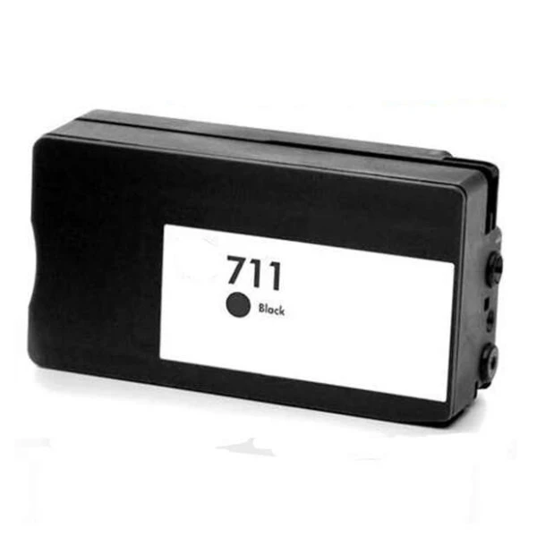 Cartucho de tinta genérico HP 711XL preto - substitui CZ133A/CZ129A