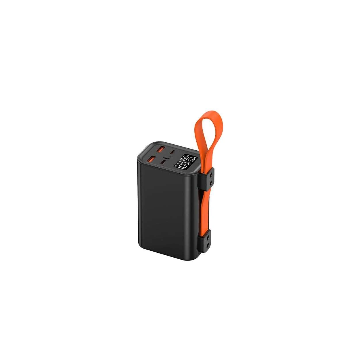 Leotec Power Bank 30000mAh 100W PD - Compatível com laptops - Tela LCD - 2x USB-A, 2x USB-C