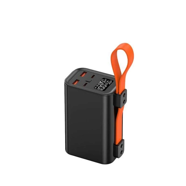 Leotec Power Bank 30000mAh 100W PD - Compatível com laptops - Tela LCD - 2x USB-A, 2x USB-C