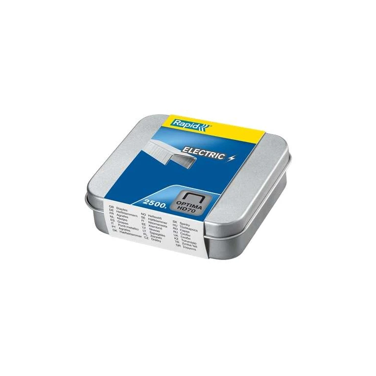 Caixa Rapid Optima HD70 de 2500 grampos HD70 - Até 70 folhas - Aço de alta qualidade