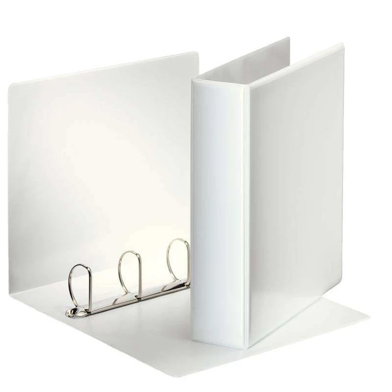 Pasta Canguru Esselte Basic Range A4 4 Argolas 4D 50mm - Capacidade para 480 folhas A4 (80 g/m²) - Cor Branco