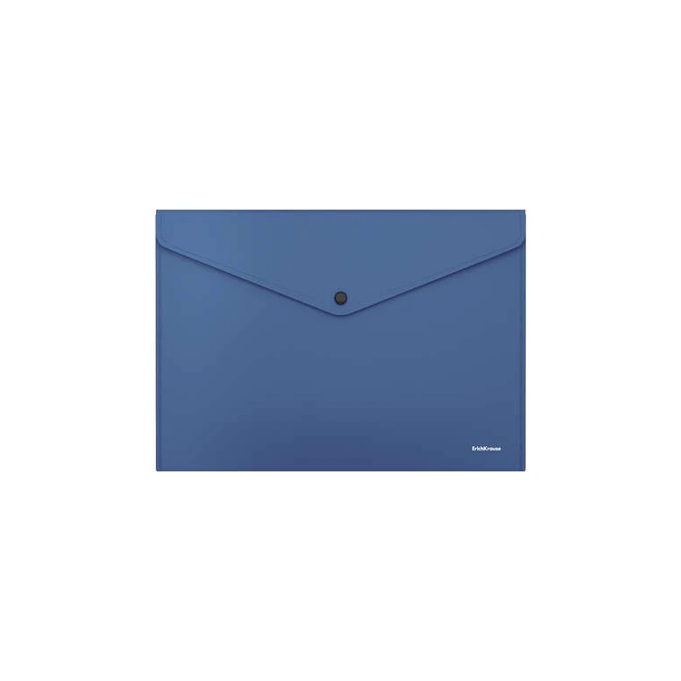 Erichkrause Fizzy Classic Sobre Porta-documentos ?4 - Fabricado em plástico opaco - Textura áspera - Cor azul