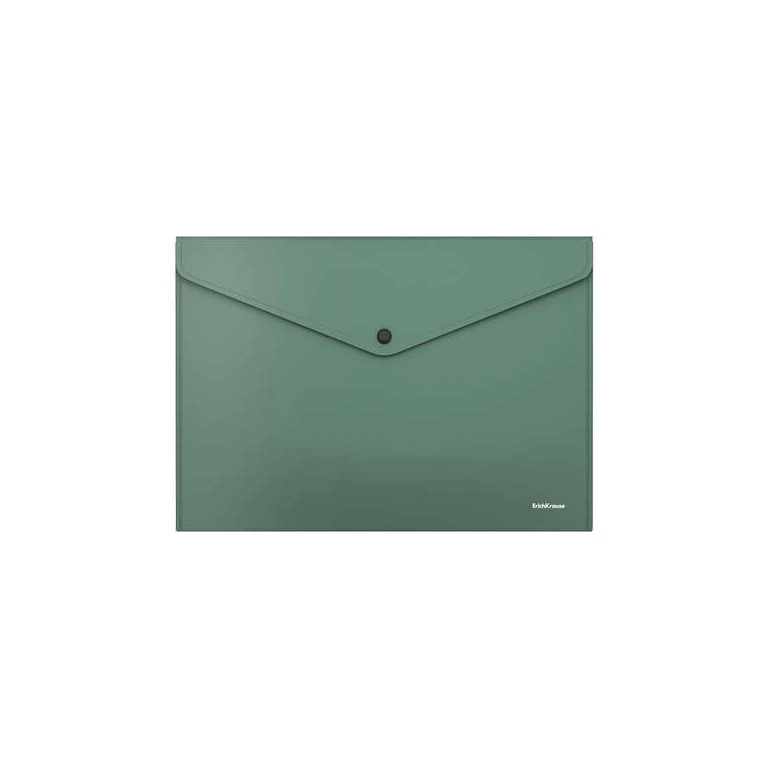 Erichkrause Fizzy Classic Sobre porta-documentos ?4 - Fabricado em plástico opaco - Textura áspera - Cor verde