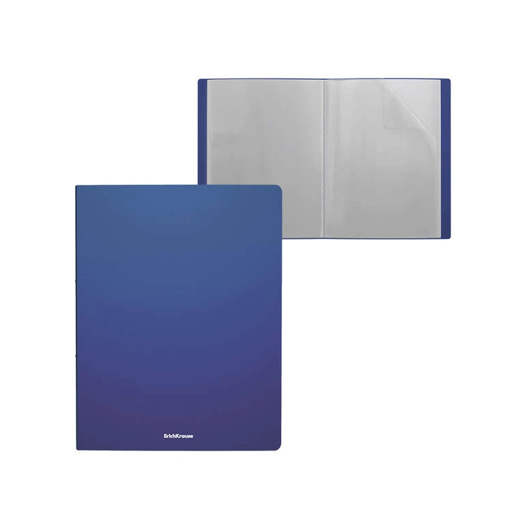 Pasta Erichkrause Matt Classic com 30 Capas - Tamanho A4 - Cor Azul