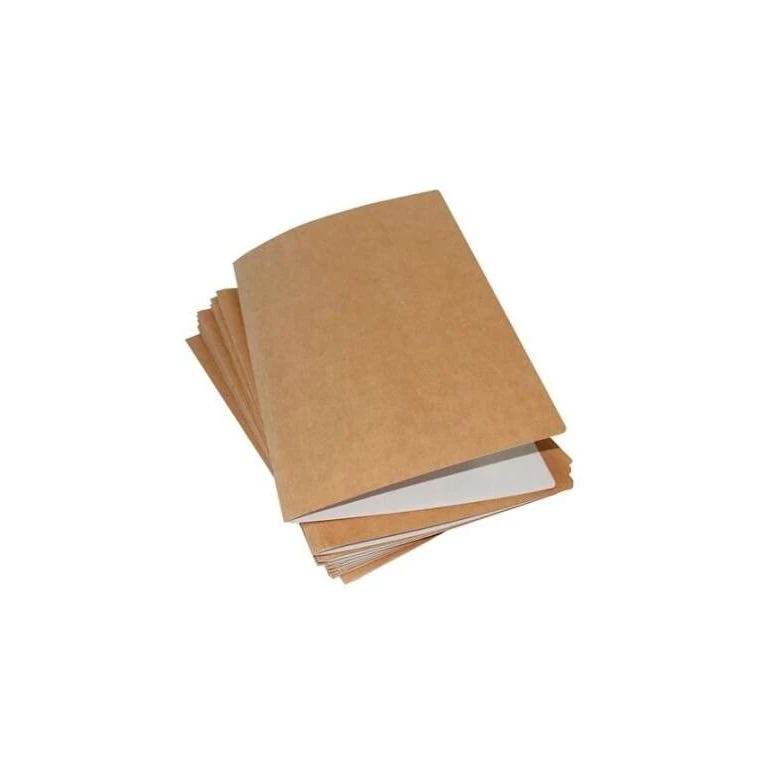 Mariola Pacote de 50 Subpastas Kraft - Branco 240gr - Formato Fólio - Slot para Fixador - Cor Marrom/Branco