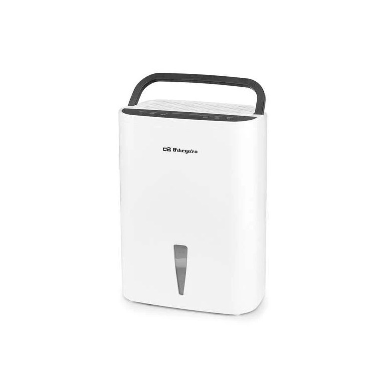 Desumidificador compacto Orbegozo DH 650 - Controle por toque - Painel de LED - Modo purificador - Temporizador 24H - Módulo termoelétrico - Tanque de 2,5L